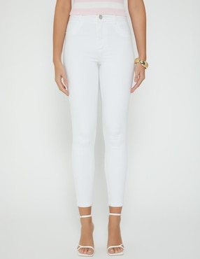 Jeans skinny cintura Studio F Alberta para mujer