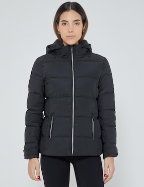 Chamarra capitonada Studio F impermeable para mujer