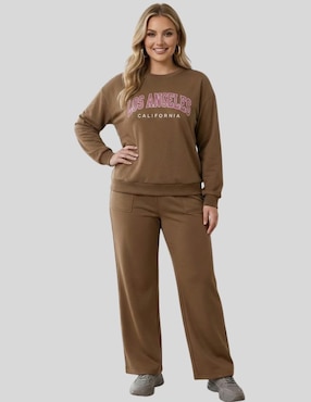 Conjunto pants casual Malabis para mujer