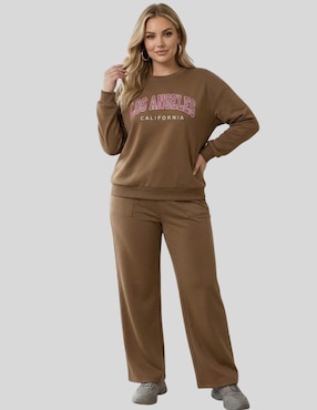 Conjunto pants casual Malabis para mujer