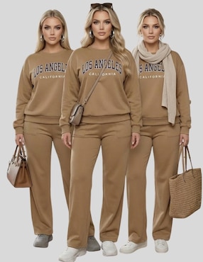 Conjunto pants casual Malabis para mujer
