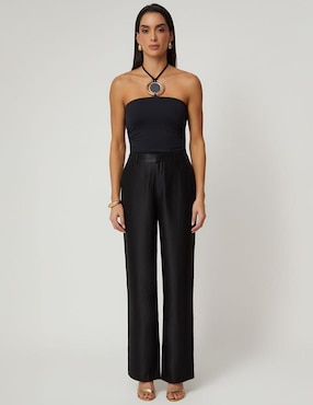 Body Studio F cuello halter escote bardot para mujer