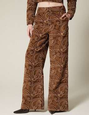 Pantalón relaxed Studio F palazzo para mujer