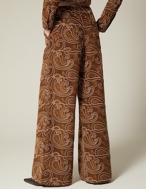 Pantalón relaxed Studio F palazzo para mujer