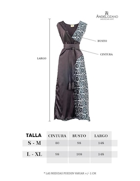 Vestido largo casual Angelozano para mujer