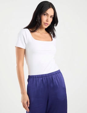Blusa Petite Studio manga corta para mujer