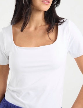 Blusa Petite Studio manga corta para mujer