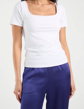 Blusa Petite Studio manga corta para mujer