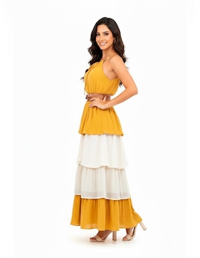 Vestido largo casual Angelozano para mujer