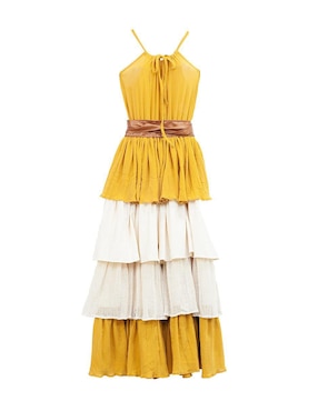 Vestido largo casual Angelozano para mujer