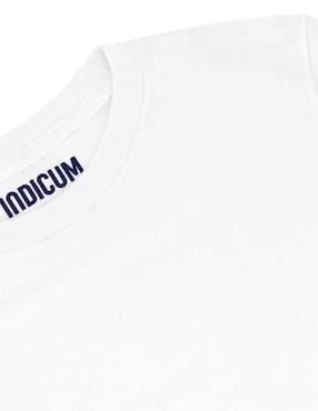Playera manga corta Indicum Denim Básicos cuello redondo para mujer