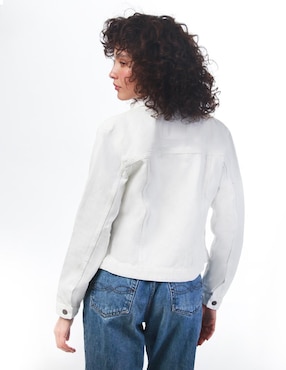 Chamarra denim Indicum Denim de mezclilla para mujer