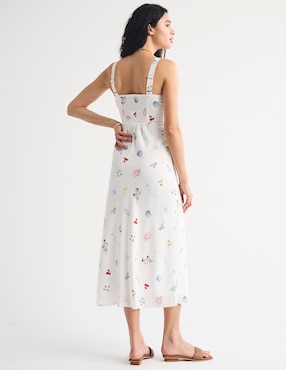Vestido midi casual Abercrombie & Fitch para mujer