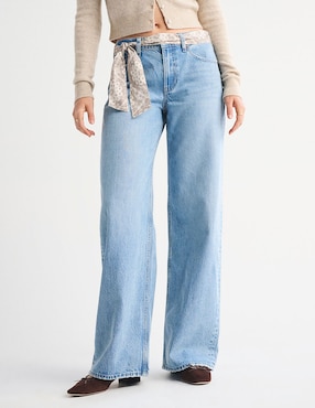 Jeans baggy Abercrombie & Fitch para mujer