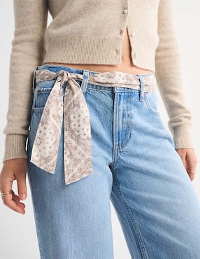 Jeans baggy Abercrombie & Fitch para mujer