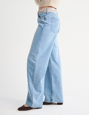 Jeans baggy Abercrombie & Fitch para mujer