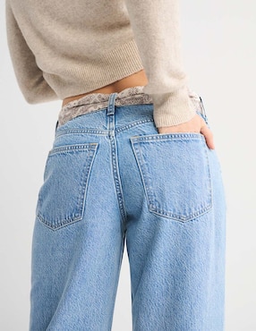 Jeans baggy Abercrombie & Fitch para mujer