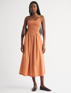 Vestido Midi casual Abercrombie & Fitch SP26 Para Mujer