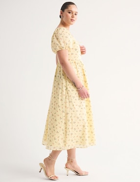 Vestido midi casual Abercrombie & Fitch para mujer