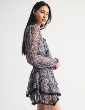 Vestido corto casual Abercrombie & Fitch para mujer