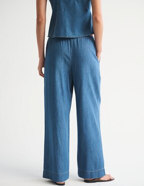 Pantalón Abercrombie & Fitch wide leg para mujer