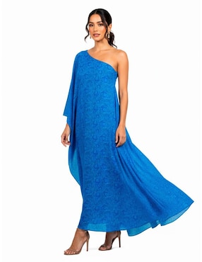 Vestido largo casual Angelozano AL-W04 Capa para mujer