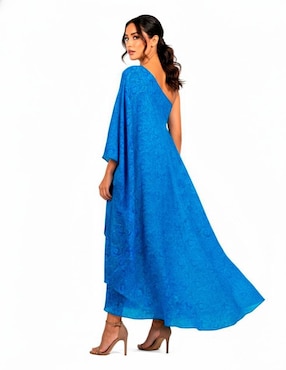 Vestido largo casual Angelozano AL-W04 Capa para mujer