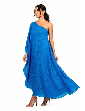 Vestido largo casual Angelozano AL-W04 Capa para mujer