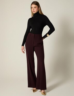 Pantalón Studio F recto para mujer