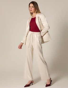 Pantalón Studio F recto para mujer