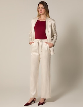Pantalón Studio F recto para mujer