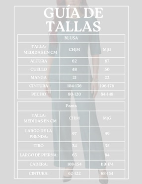 Conjunto Malabis para mujer