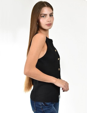 Blusa Roman Fashion sin manga para mujer