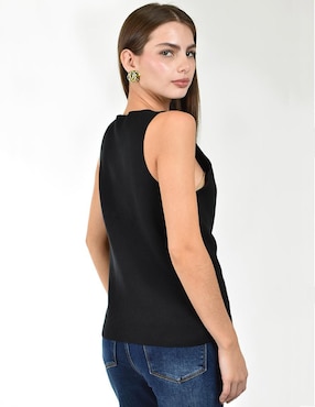 Blusa Roman Fashion sin manga para mujer