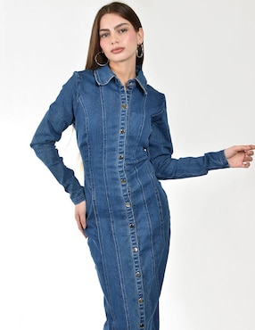 Vestido midi casual Roman Fashion para mujer