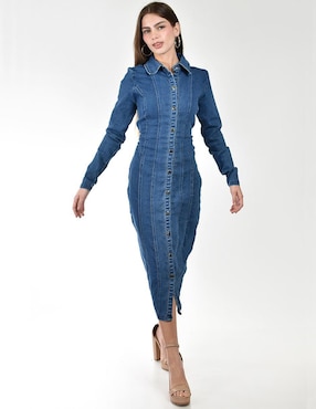 Vestido midi casual Roman Fashion para mujer