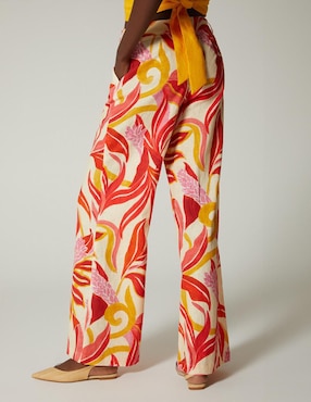 Pantalón relaxed Studio F palazzo para mujer