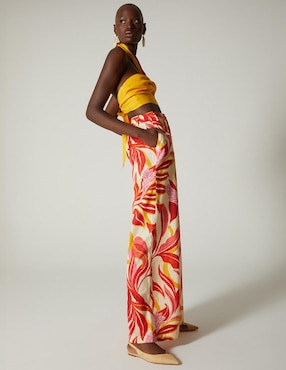 Pantalón relaxed Studio F palazzo para mujer