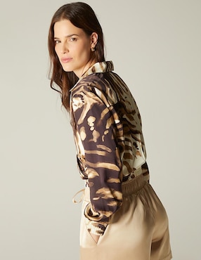 Chamarra bomber Studio F Madagascar para mujer