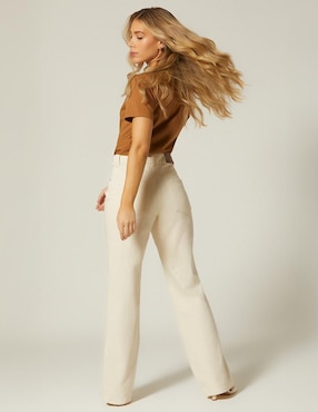 Jeans bota cintura Studio F Utopia para mujer