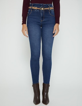 Jeans ultra slim cintura Studio F Estocolmo para mujer