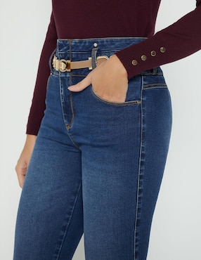 Jeans ultra slim cintura Studio F Estocolmo para mujer