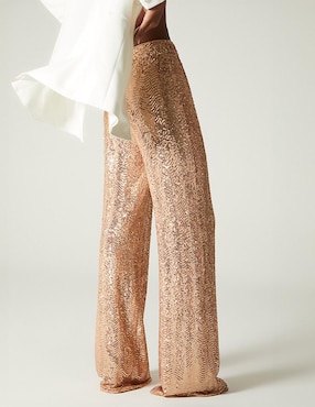 Pantalón relaxed Studio F palazzo para mujer