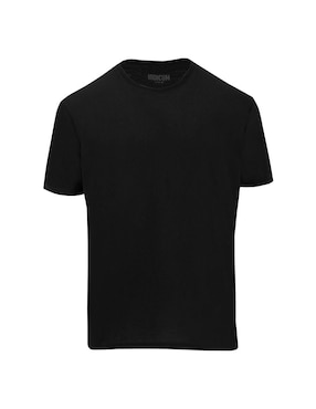 Set playera manga corta Indicum Denim cuello redondo para mujer