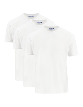 Set playera manga corta Indicum Denim cuello redondo para mujer