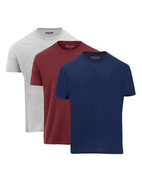 Set playera manga corta Indicum Denim cuello redondo para mujer