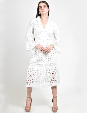 Vestido midi casual Roman Fashion para mujer