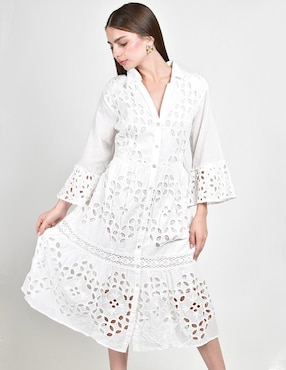 Vestido midi casual Roman Fashion para mujer