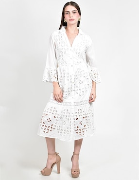 Vestido midi casual Roman Fashion para mujer
