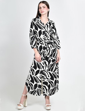 Vestido crop casual Roman Fashion para mujer